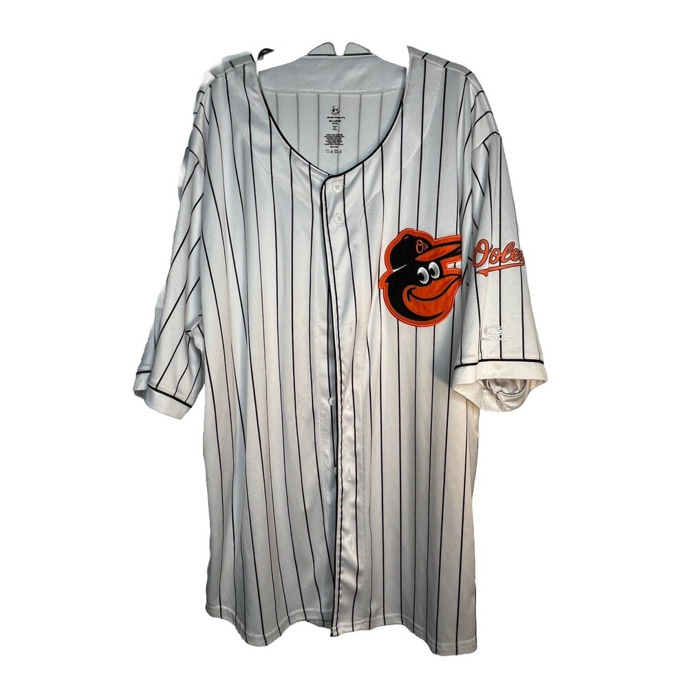 BALTIMORE ORIOLES MLB GENUINE MERCHANDISE MEN'S DYNASTY SEWN JERSEY 2X